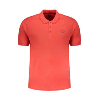 Polo da uomo Gianmarco Venturi in cotone rosso