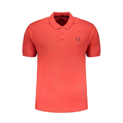 Polo da uomo Gianmarco Venturi in cotone rosso