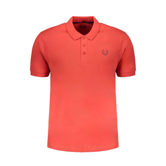 Polo da uomo Gianmarco Venturi in cotone rosso