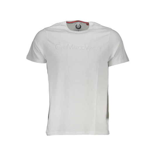 T-shirt da uomo Gianmarco Venturi Bianco in cotone