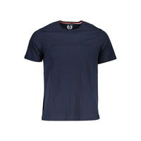 T-Shirt da Uomo Gianmarco Venturi in Cotone Blu