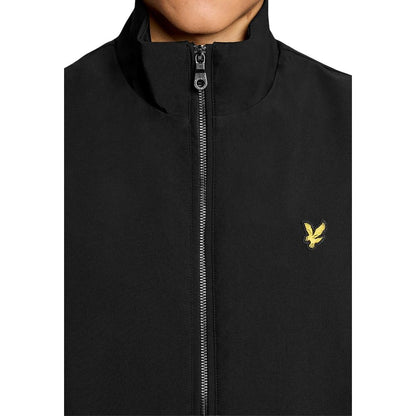 Lyle & Scott Black Polyester Sleeveless Jacket