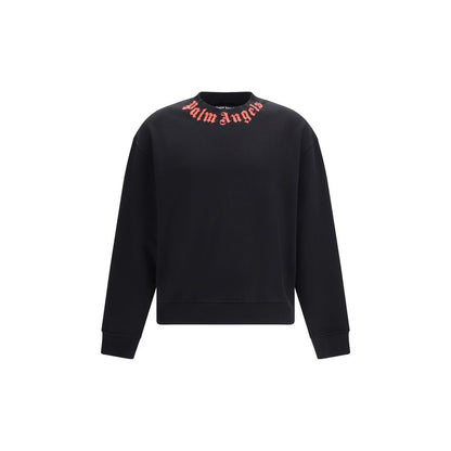 Palm Angels Black Cotton Sweatshirt