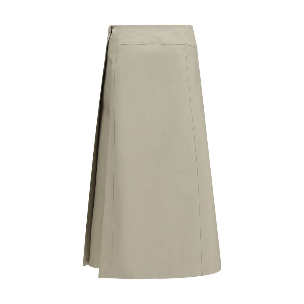 RIER Bicolor Cotton Skirt