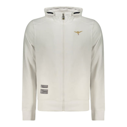 Accademia Militare White Cotton Men's Hoodie