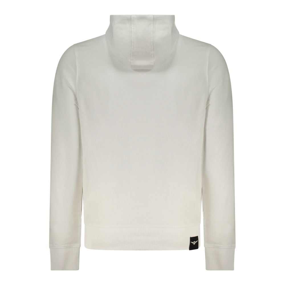 Sweat à capuche pour homme en coton blanc Accademia Militare