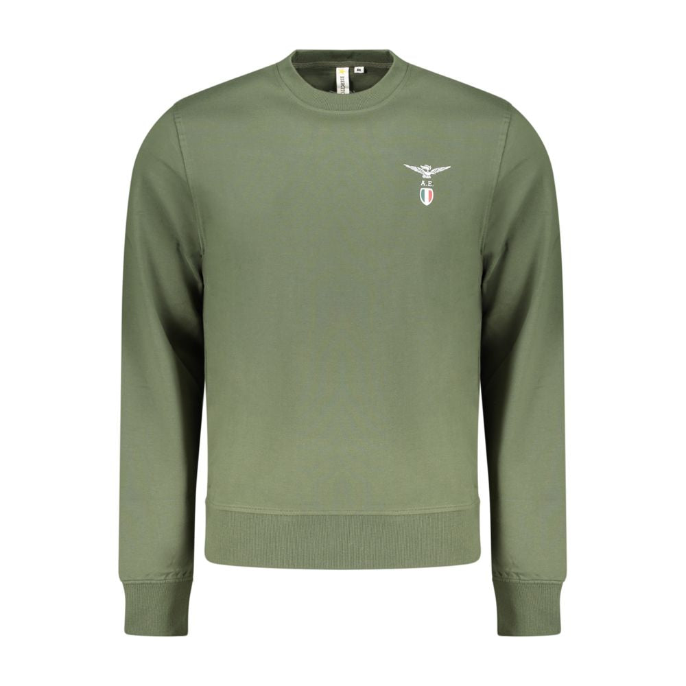 Sweat-shirt homme en coton noir Accademia Militare