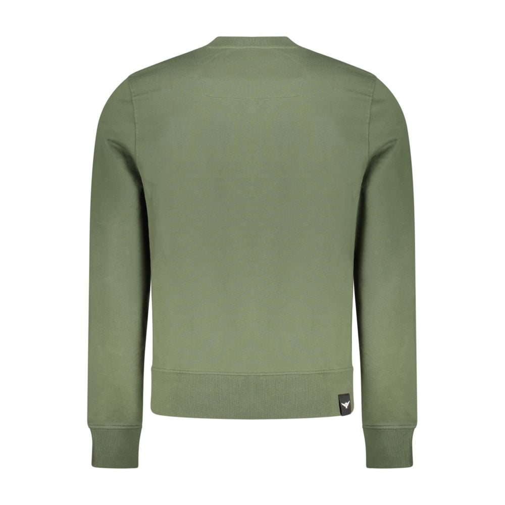 Sweat-shirt homme en coton noir Accademia Militare