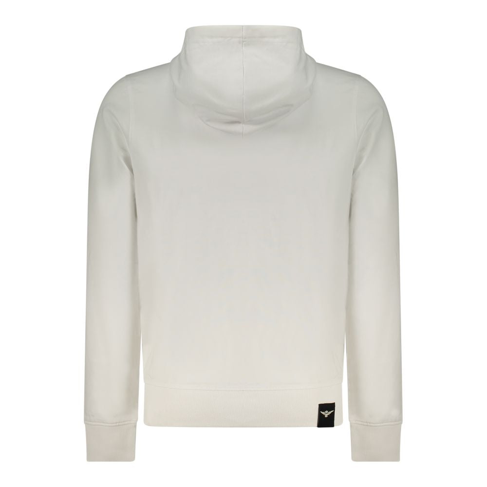 Sweat à capuche en coton blanc pour homme Accademia Militare