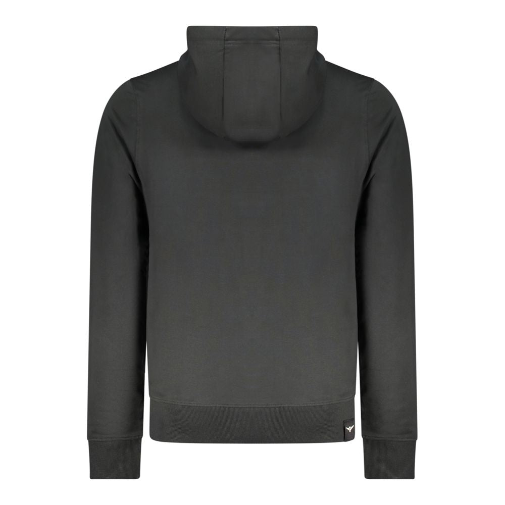 Felpa da uomo in cotone blu Accademia Militare