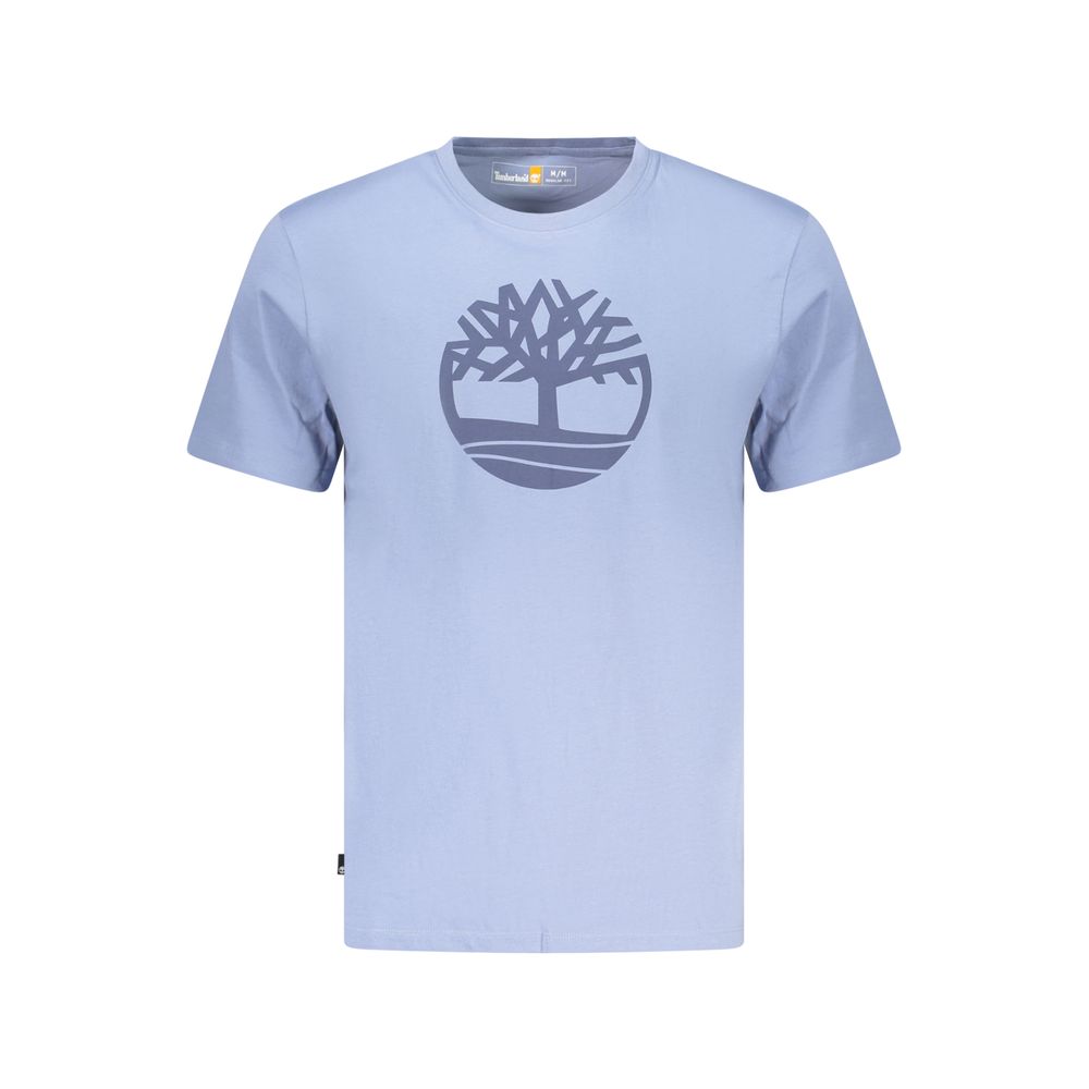T-shirt da uomo Timberland in cotone blu