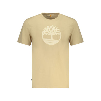 Timberland Beige Cotton Men Shirt