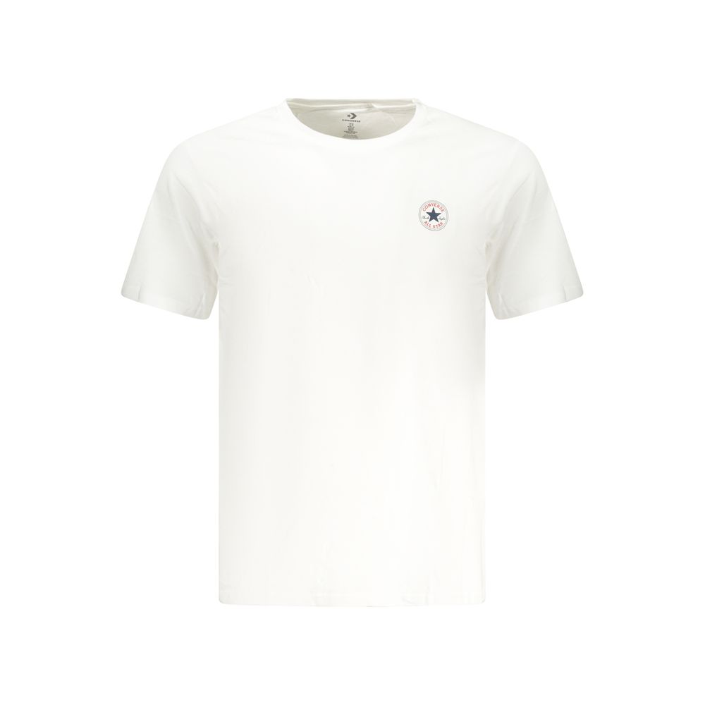 T-shirt Converse blanc en coton pour homme
