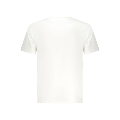 Converse White Cotton Men T-Shirt