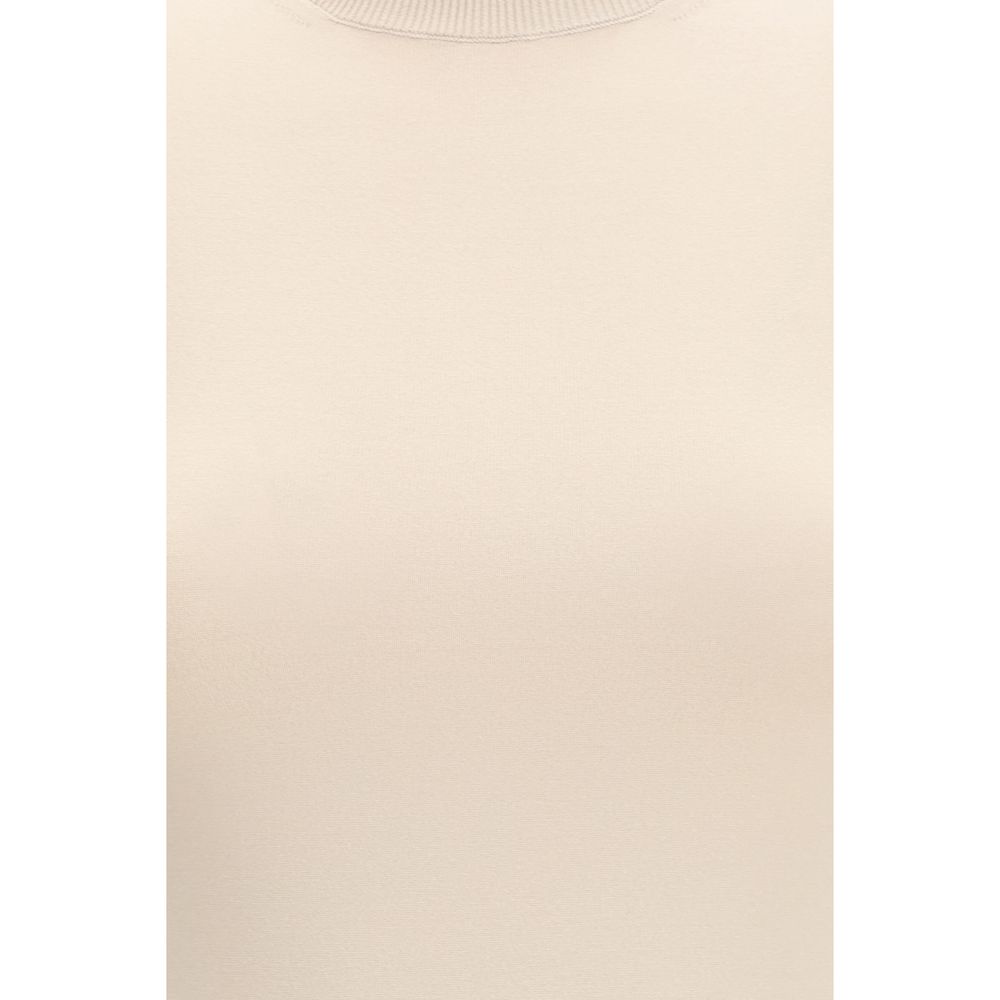 Max Mara Beige Viscose T-Shirt