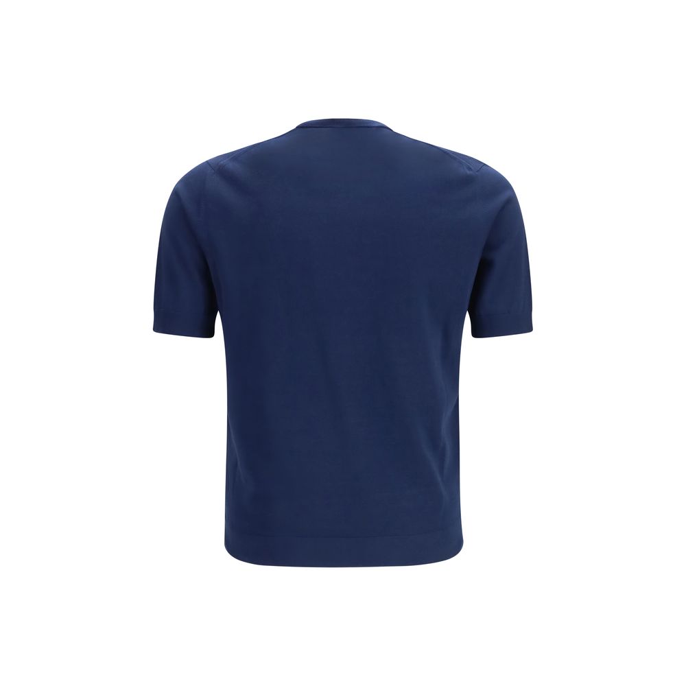 T-Shirt Prada Blu in Cotone