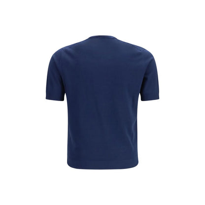 T-Shirt Prada Blu in Cotone