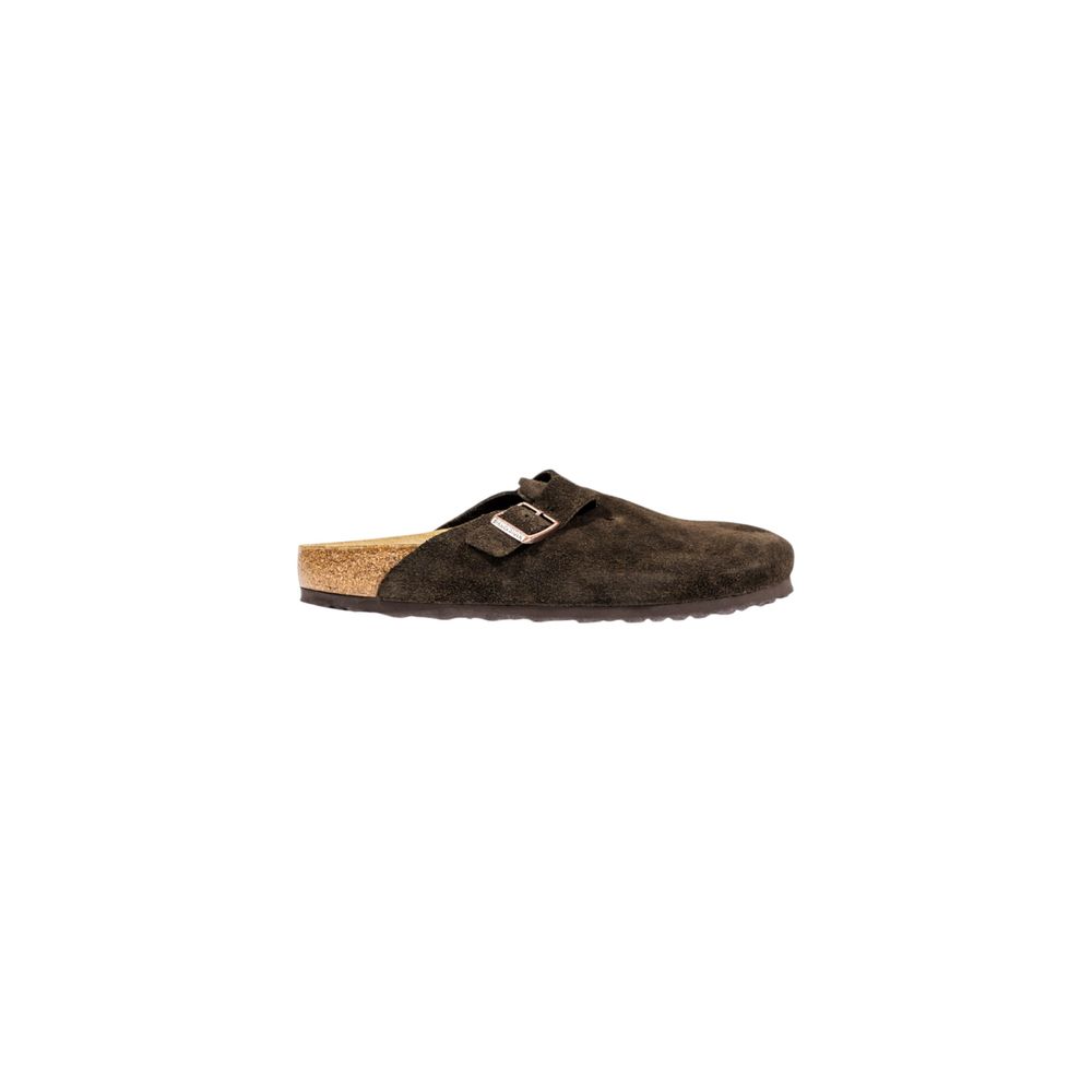 Mules Birkenstock en suède marron