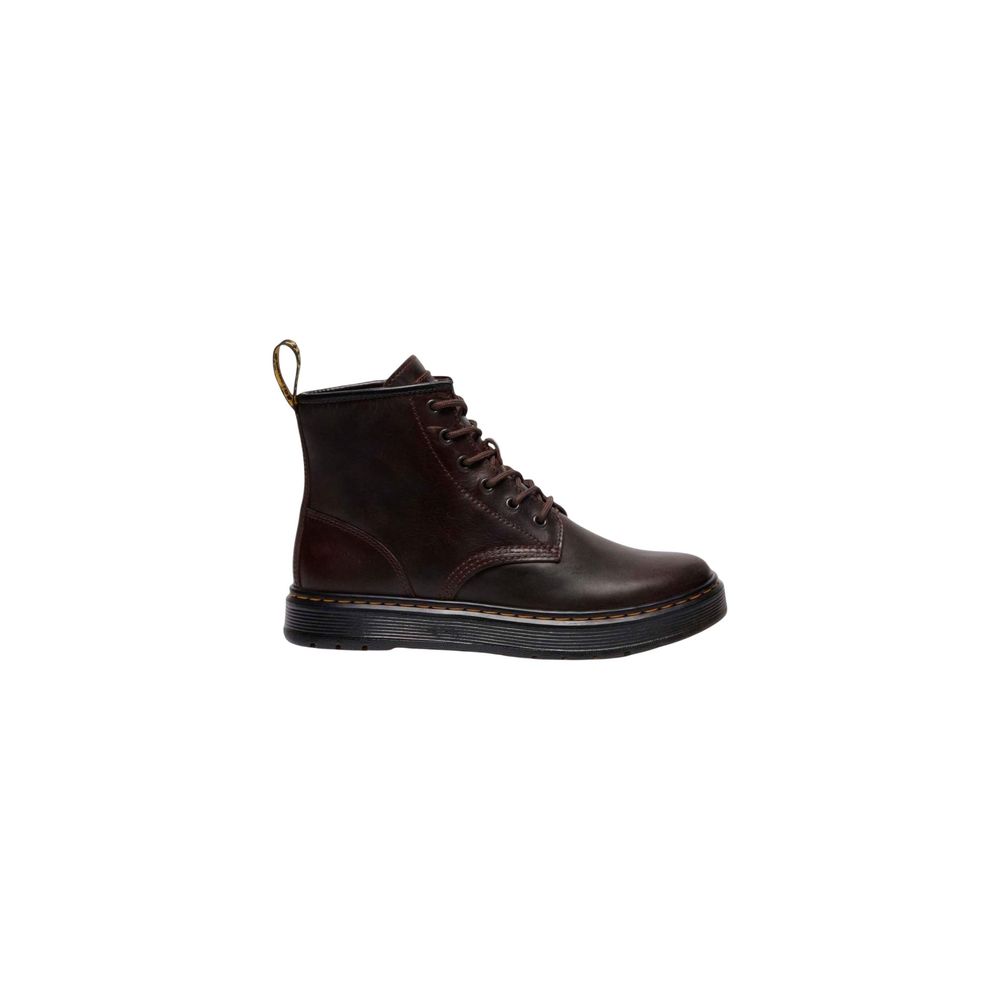 Baskets sportives en cuir marron Dr. Martens