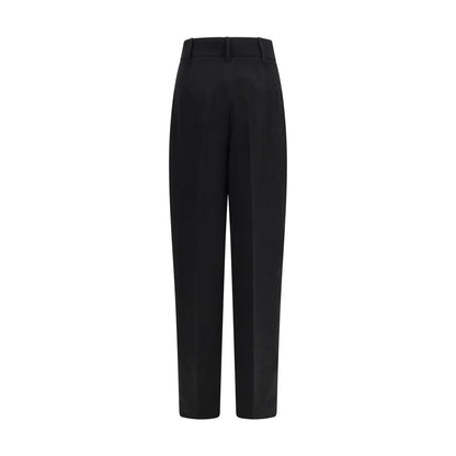 Max Mara Black Linen Pants