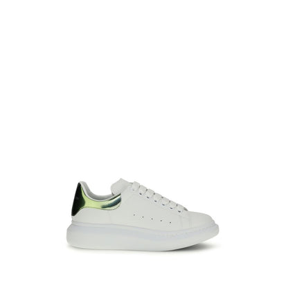 Alexander McQueen Sneakers platform in pelle di vitello bianca Bos Taurus