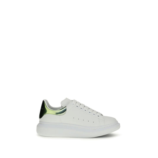 Alexander McQueen Sneakers platform in pelle di vitello bianca Bos Taurus