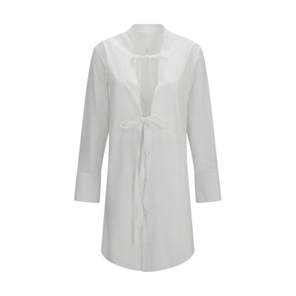 Maison Margiela Abito casual in cotone bianco