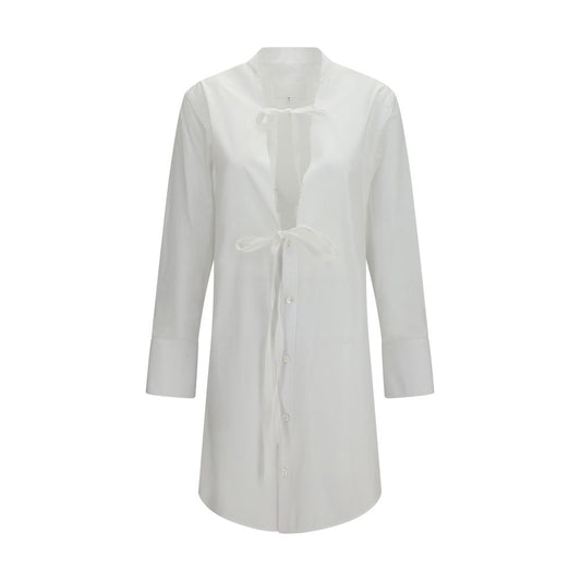 Maison Margiela Abito casual in cotone bianco