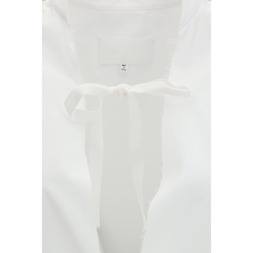 Maison Margiela Abito casual in cotone bianco