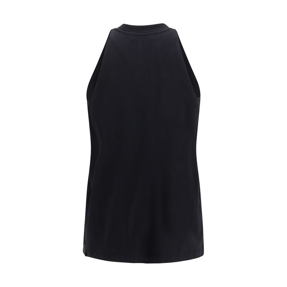 T-shirt sans manches en coton noir Darkpark