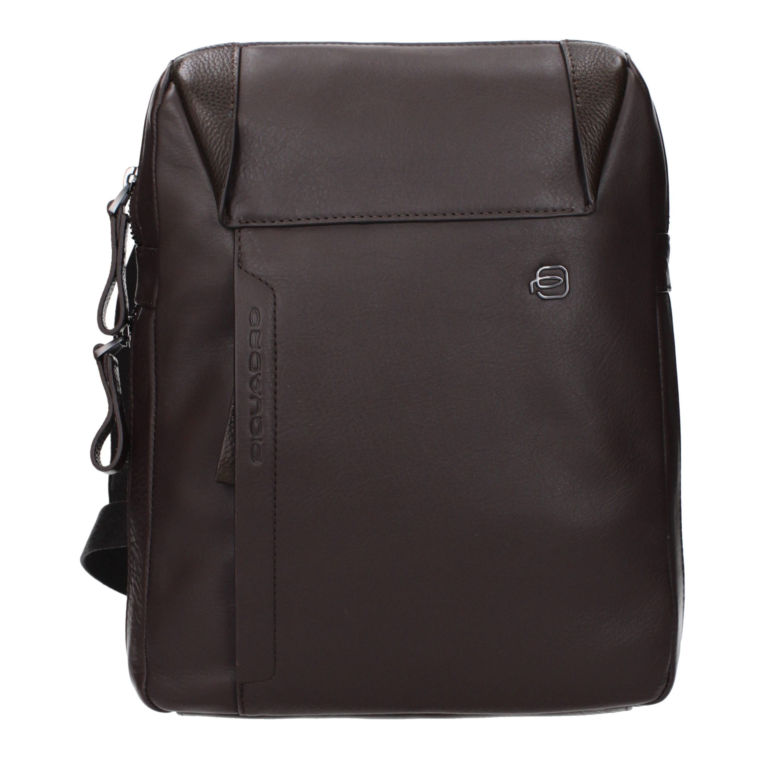 Sac bandoulière Piquadro en cuir marron