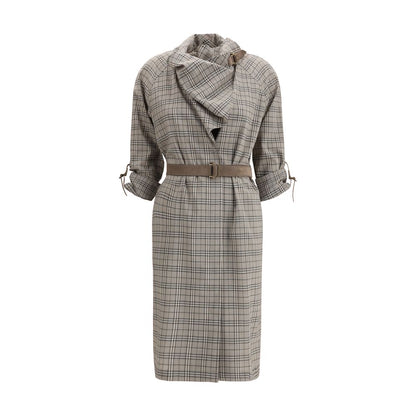 Vestito casual Burberry in lana grigia