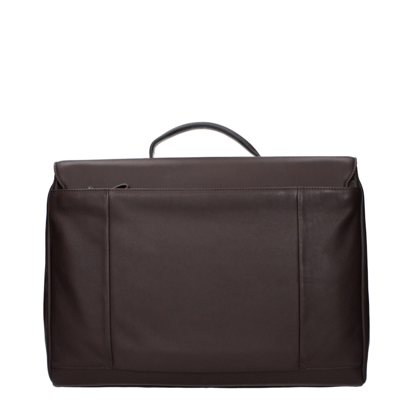 Sac d'affaires et pour ordinateur portable en cuir marron Piquadro