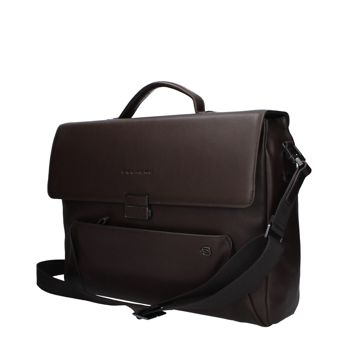 Sac d'affaires et pour ordinateur portable en cuir marron Piquadro
