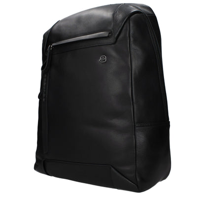 Zaino in pelle nera Piquadro