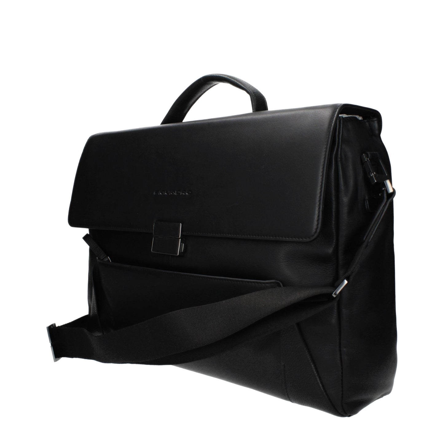 Borsa da lavoro e porta computer Piquadro in pelle nera