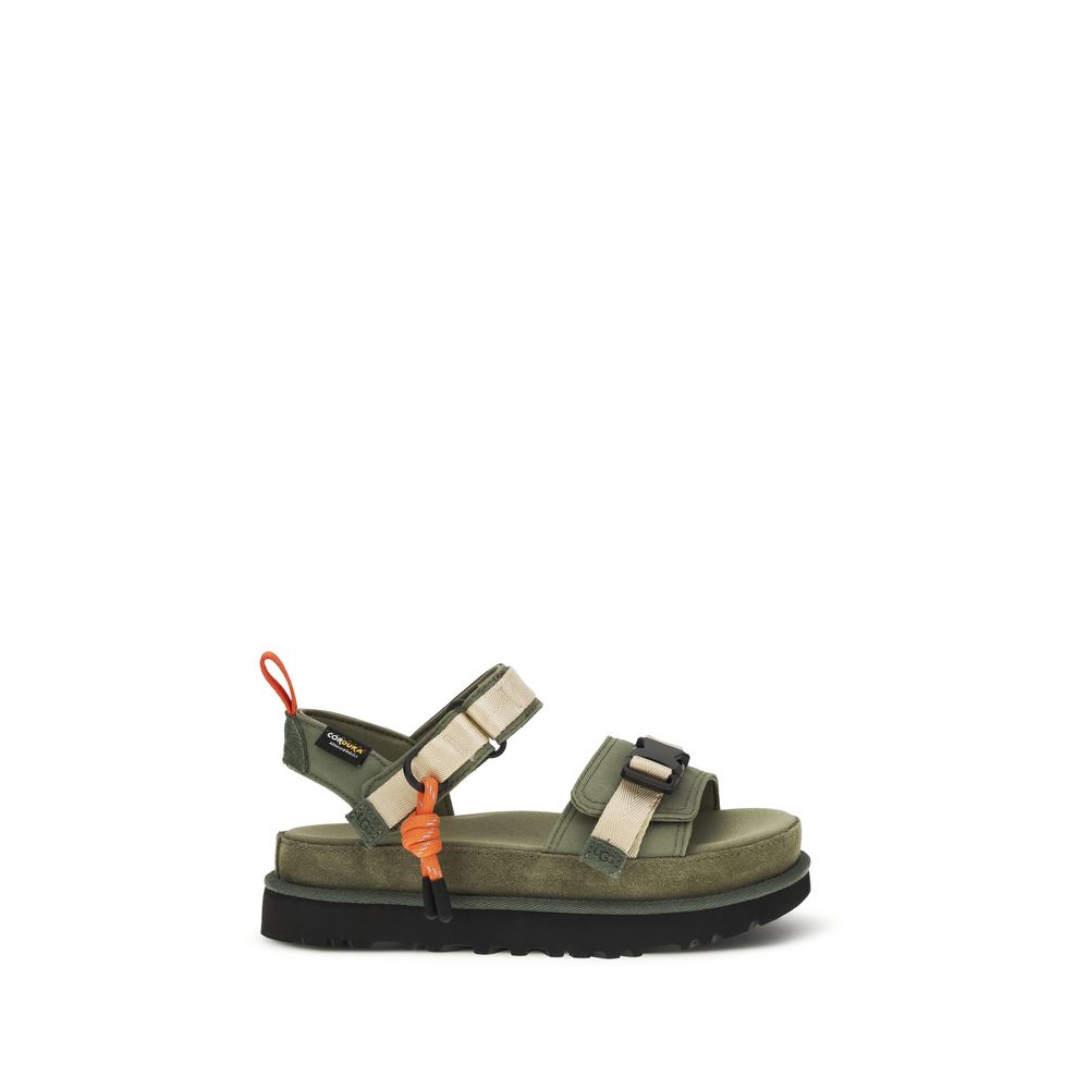 UGG Bicolor Rubber Flat Sandals