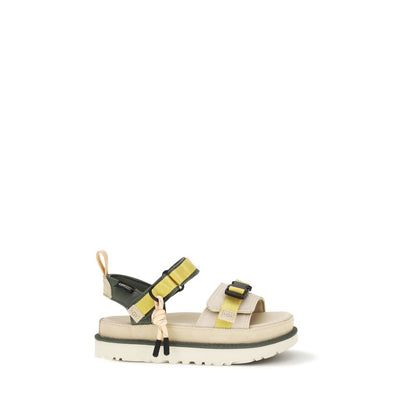 UGG Beige Rubber Flat Sandals