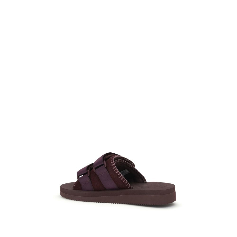 Sandales à brides Forte_Forte en polyester violet