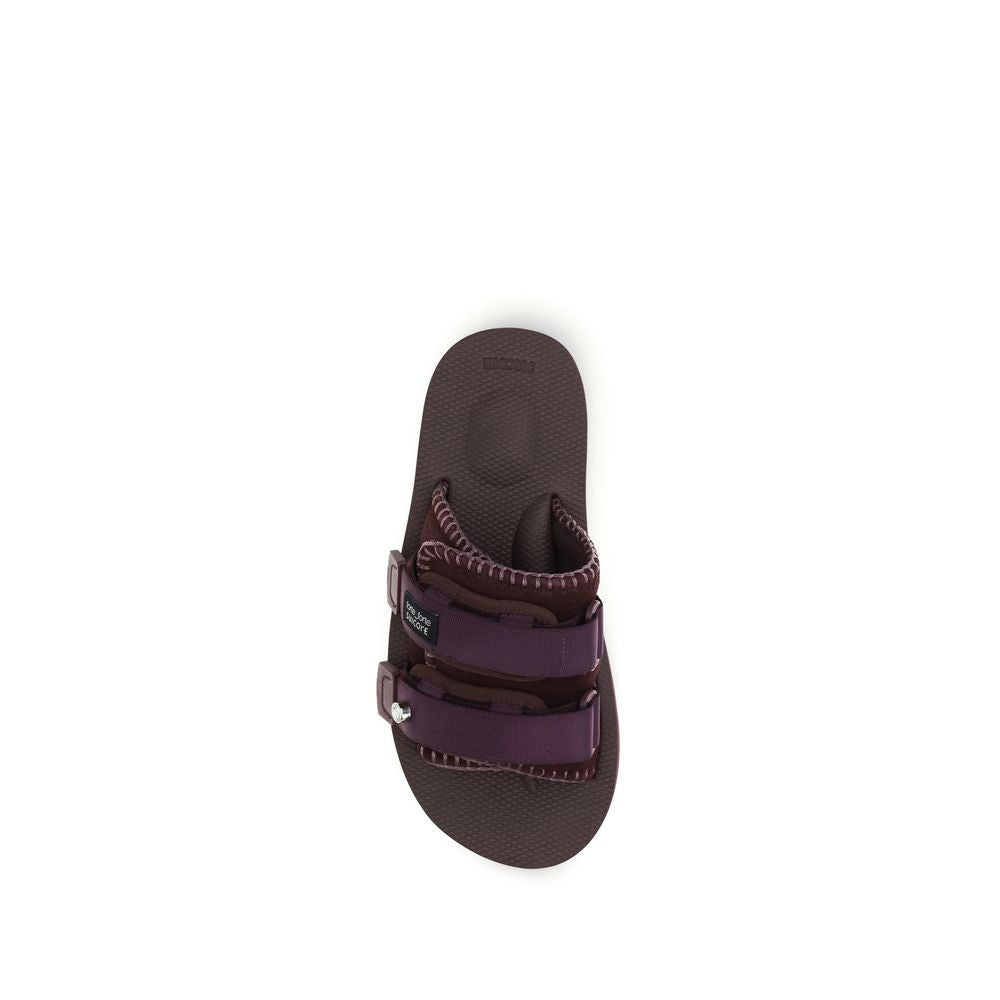 Sandales à brides Forte_Forte en polyester violet