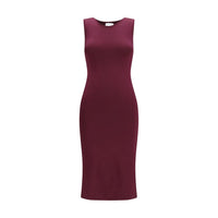 SA SU PHI Purple Silk Long Dress