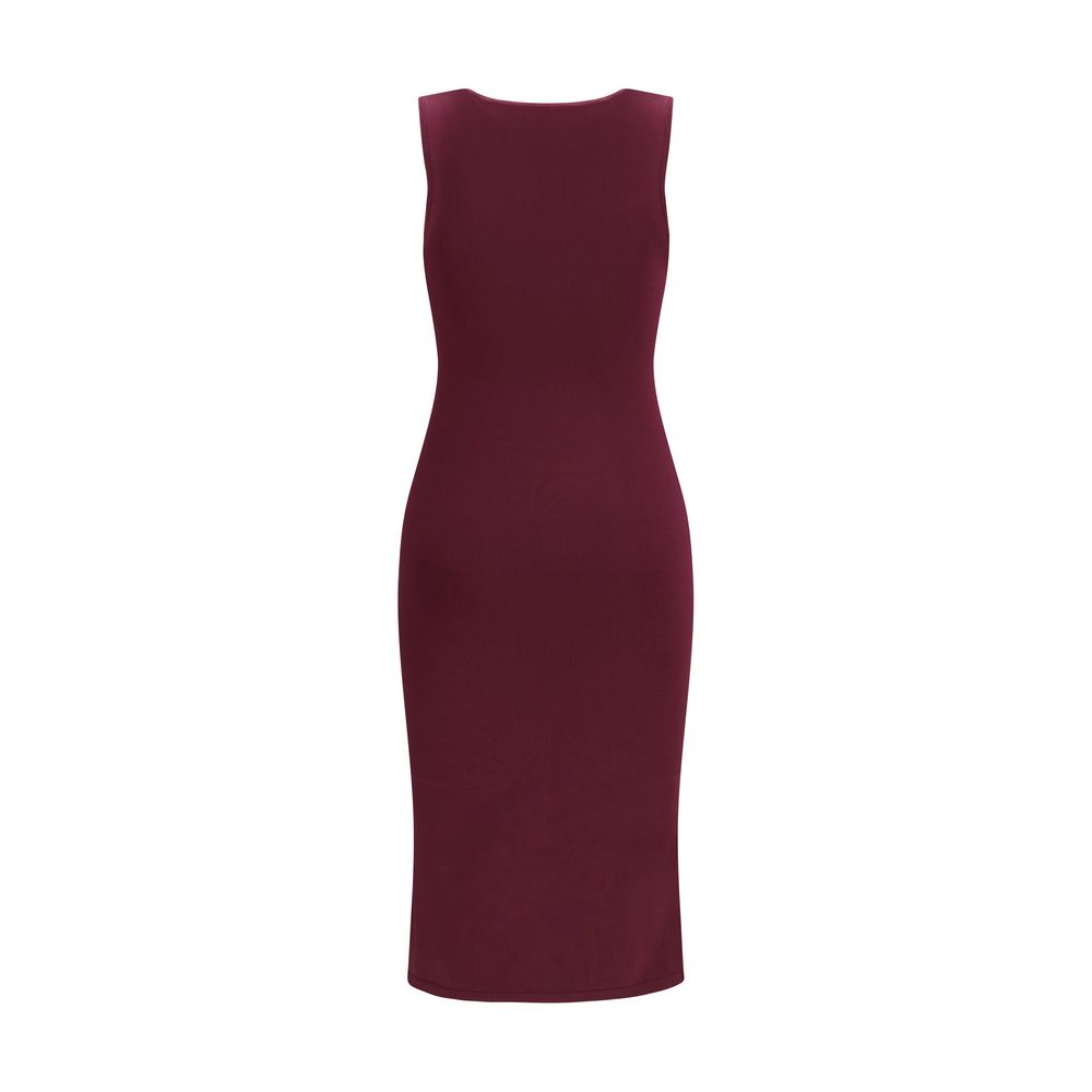 SA SU PHI Purple Silk Long Dress