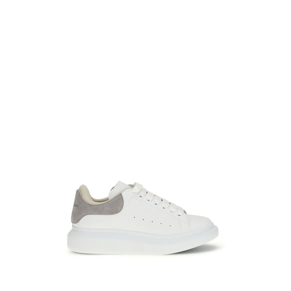 Baskets épaisses Alexander McQueen en cuir de veau blanc Bos Taurus