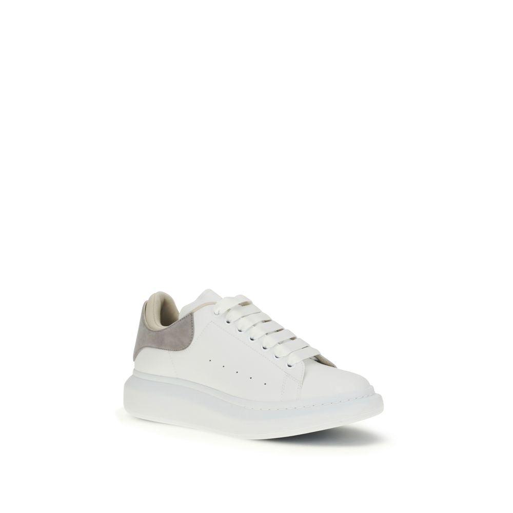 Baskets épaisses Alexander McQueen en cuir de veau blanc Bos Taurus