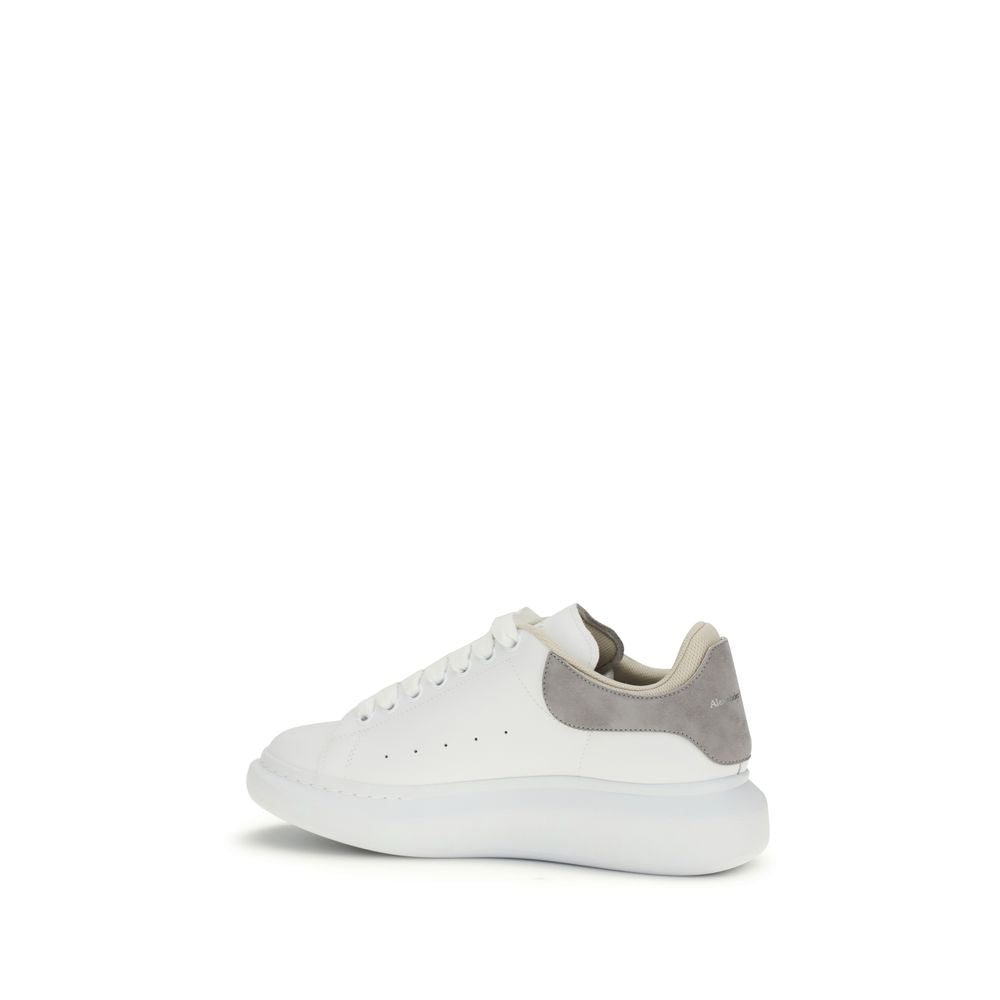 Baskets épaisses Alexander McQueen en cuir de veau blanc Bos Taurus