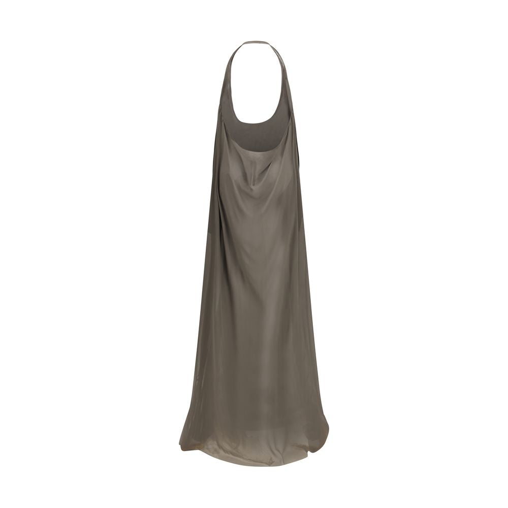 Robe décontractée Rick Owens en soie grise