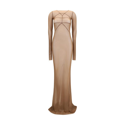 Robe décontractée Rick Owens en polyamide marron