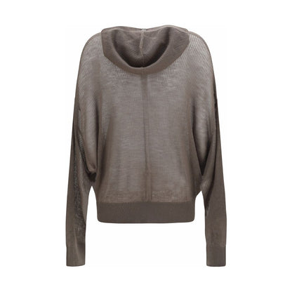 Rick Owens Gray Cashmere Hoodie