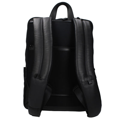 Zaino in pelle nera Piquadro