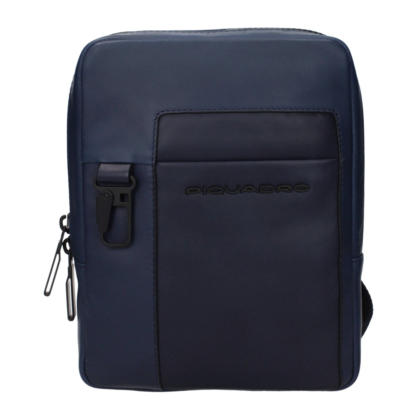 Sac bandoulière Piquadro en cuir bleu